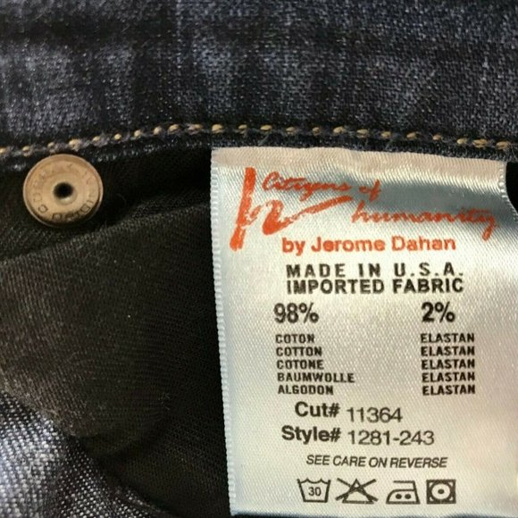 CITIZENS of HUMANITY Women's Jeans Size 26 "Kelly Low Rise Bootcut" Size 2 Small - Picture 4 of 10